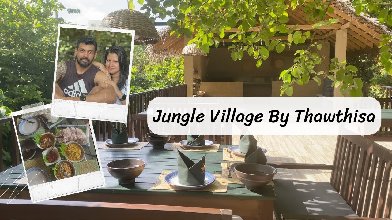 I Stayed in a 60$ CHALET IN UNAWATUNA | Jungle Village by Thawthisa