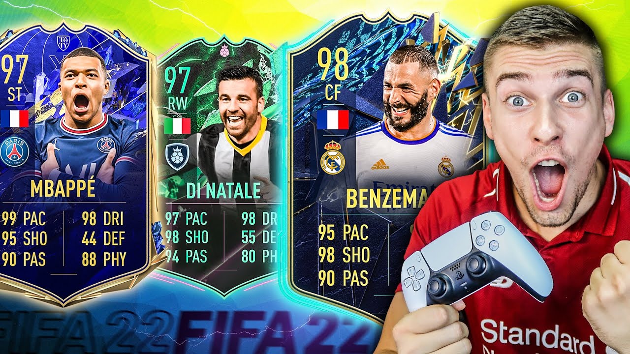 TOTS BENZEMA I MBAPPE U POSLJEDNJEM FUT DRAFTU KOJI MORAM OSVOJITI ! FIFA 22
