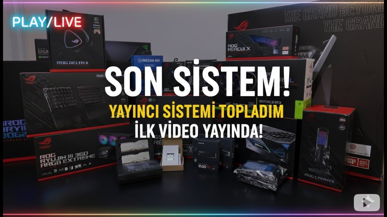 Oyun ve Yayın Bir Arada! KENDİ EFSANE PC'Mİ TOPLADIM!