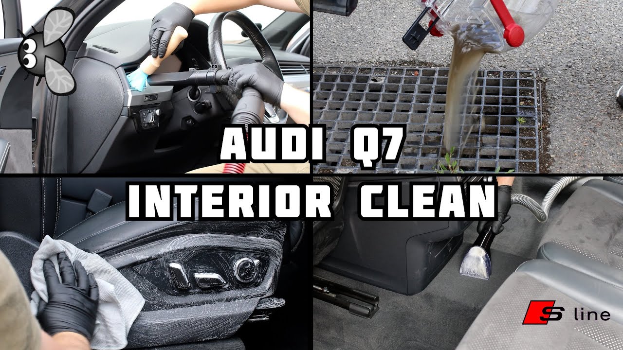 Dirty AUDI Q7 Interior Deep Clean | Interior Car Detailing