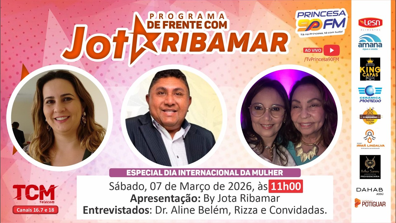 PROGRAMA DE FRENTE COM JOTA RIBAMAR