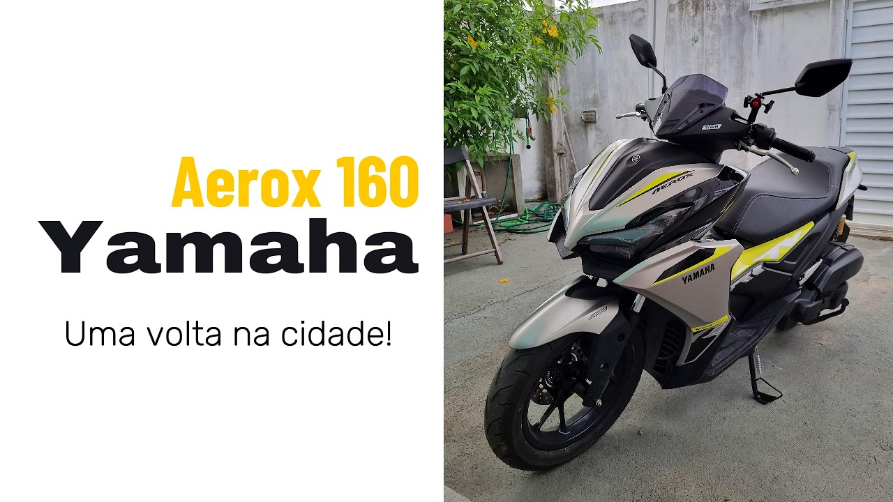Aerox 160 rodando na cidade