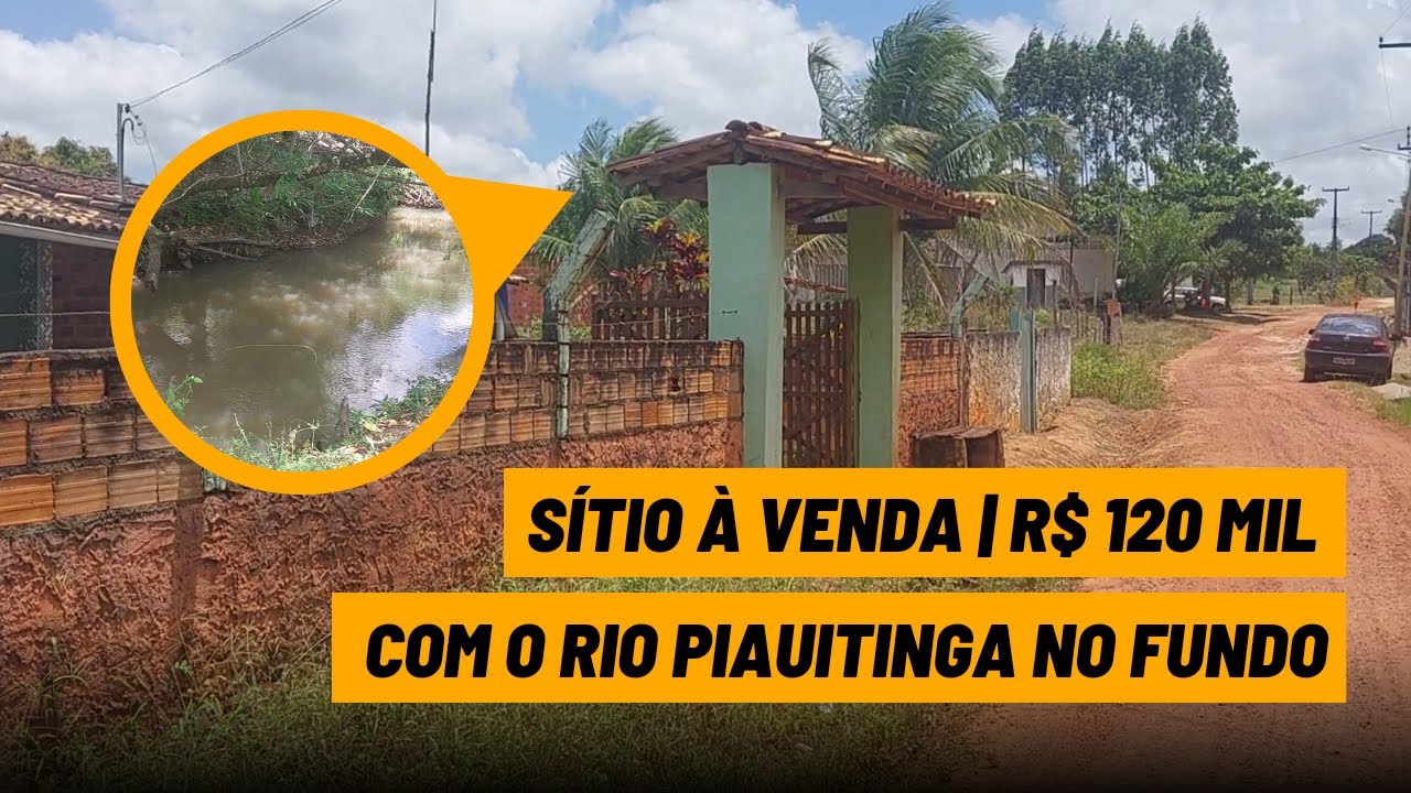 SÍTIO À VENDA EM ESTÂNCIA SERGIPE COM RIO PASSANDO DENTRO | (INDISPONÍVEL)