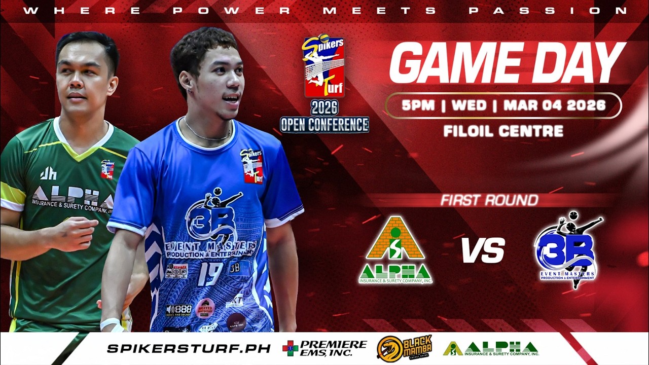 ALPHA vs. 3B EVENT MASTERS - Full Match | First Round | 2026 Spikers' Turf Open Conference