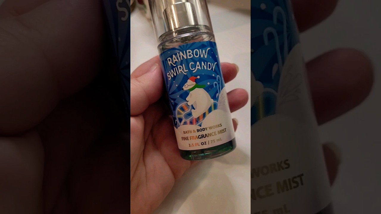 Rainbow Swirl Candy #shorts #bathandbodyworks #throwback #fragrance