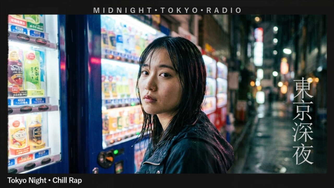 【邦楽 Playlist】深夜、自販機の光に照らされて。作業用チルラップ & メロウヒップホップ｜集中・リラックス・ストレス解消｜Midnight Tokyo Radio