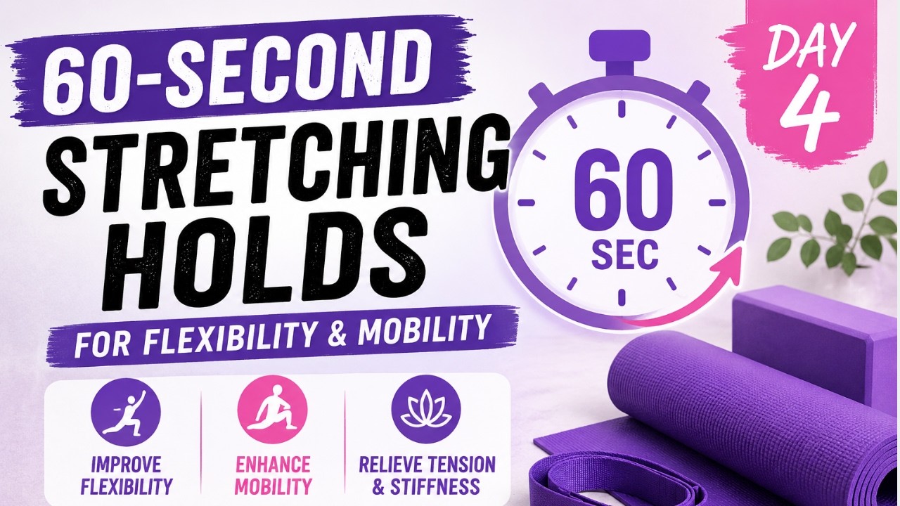 60-Second Stretching Holds for Flexibility & Mobility | Quick & Effective Routine