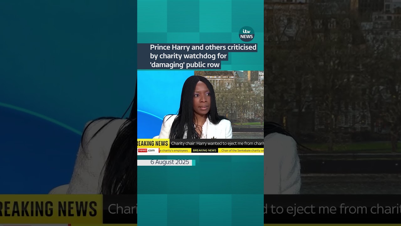 Prince Harry and others criticised by charity watchdog for 'damaging' public row | ITV News