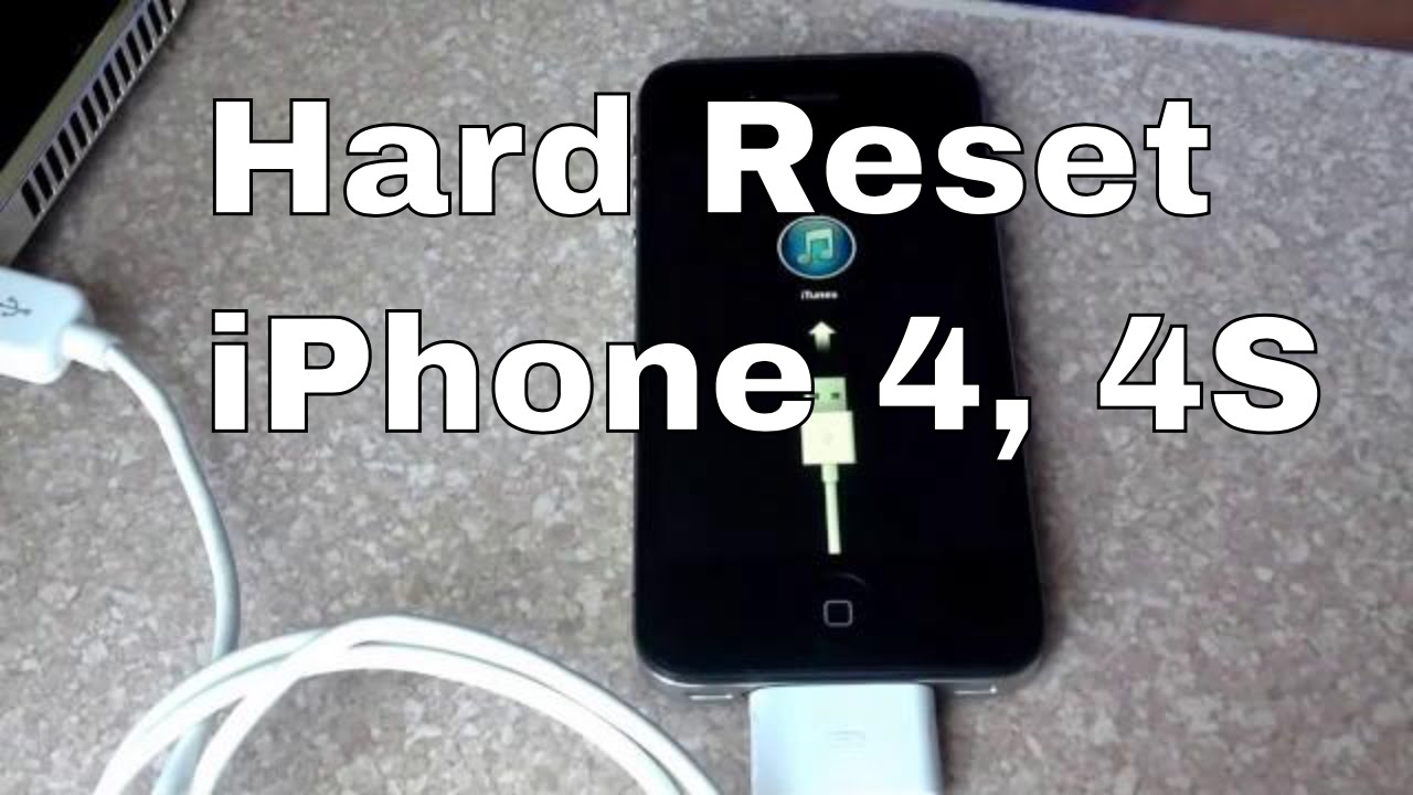 Как сделать полный сброс настроек iPhone 4S через режим восстановления