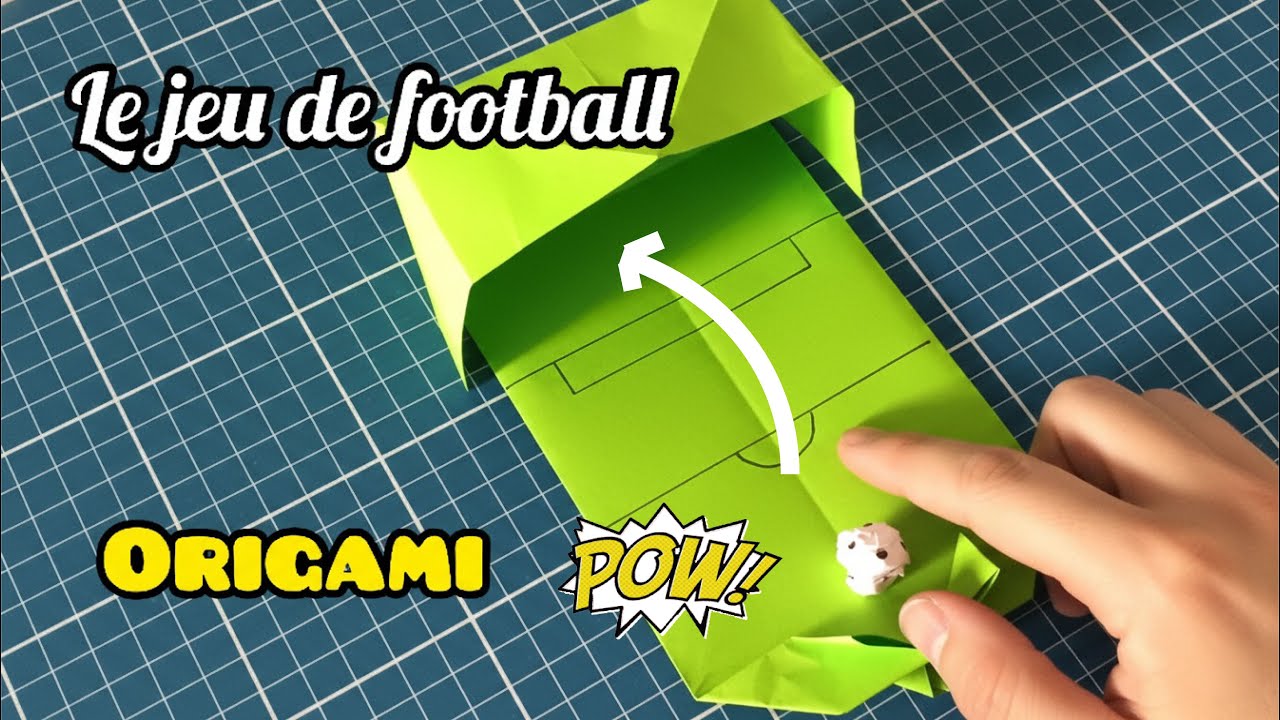 Comment Faire un Jeu de Football en Origami ⚽ - Jeu Foot Facile en Papier FIFA