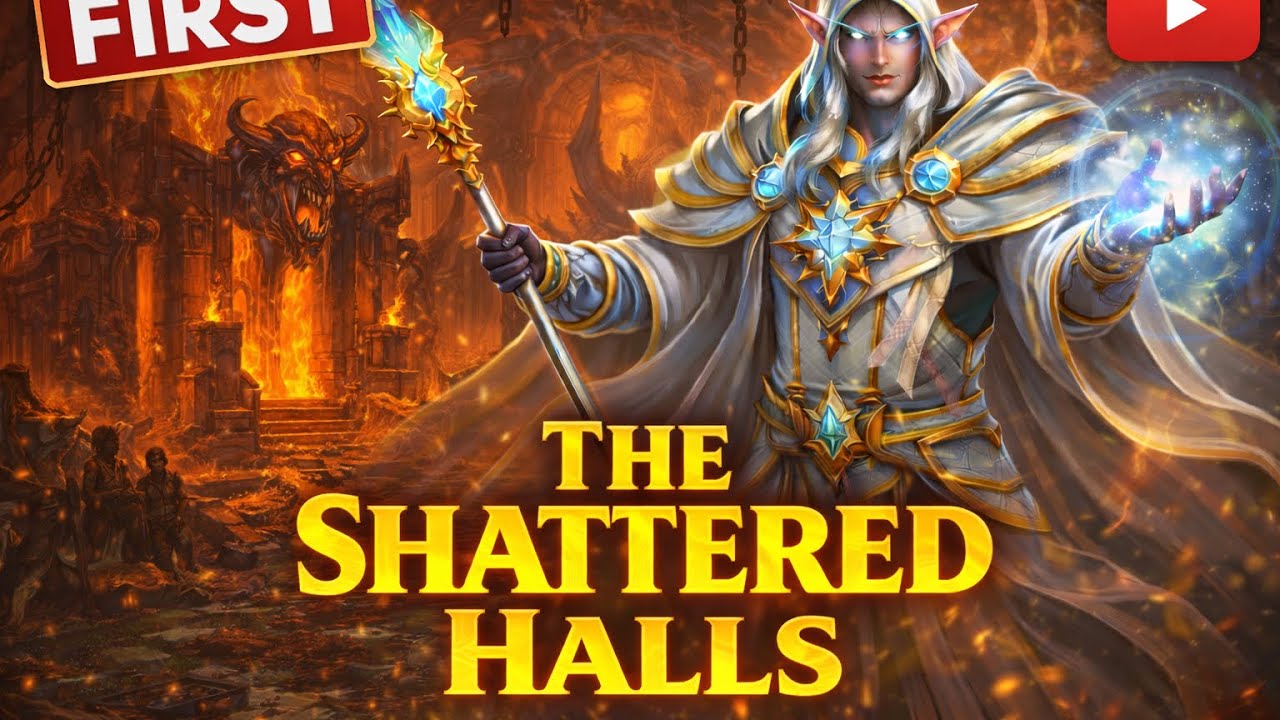 First Shattered Halls and HUGE LOOT!! #worldofwarcraft #gaming