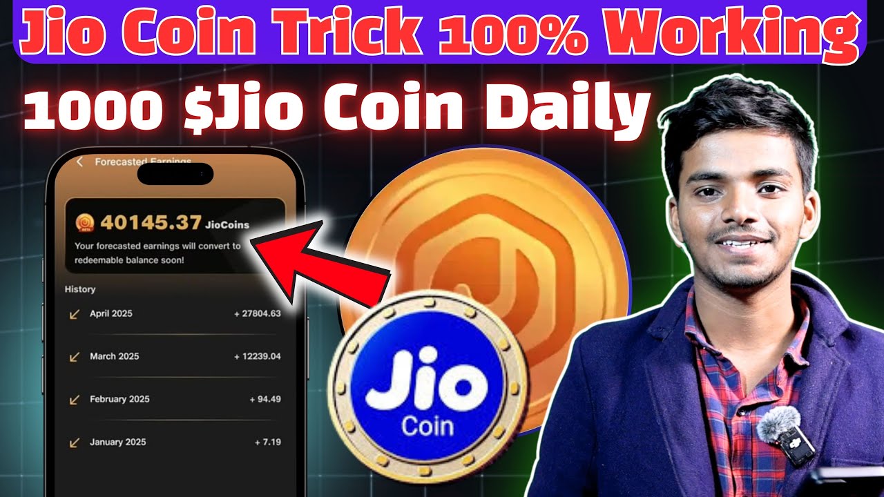 🔥Jio Coin New Trick | Earn Daily 100% jio coin  | jio coin new update today | jio coin news today
