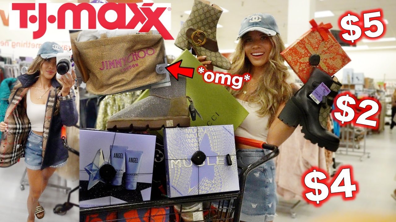 *99% OFF* BURBERRY, JIMMY CHOO, GUCCI & MORE AT TJ MAXX! LUXURY FALL SHOPPING SPREE!