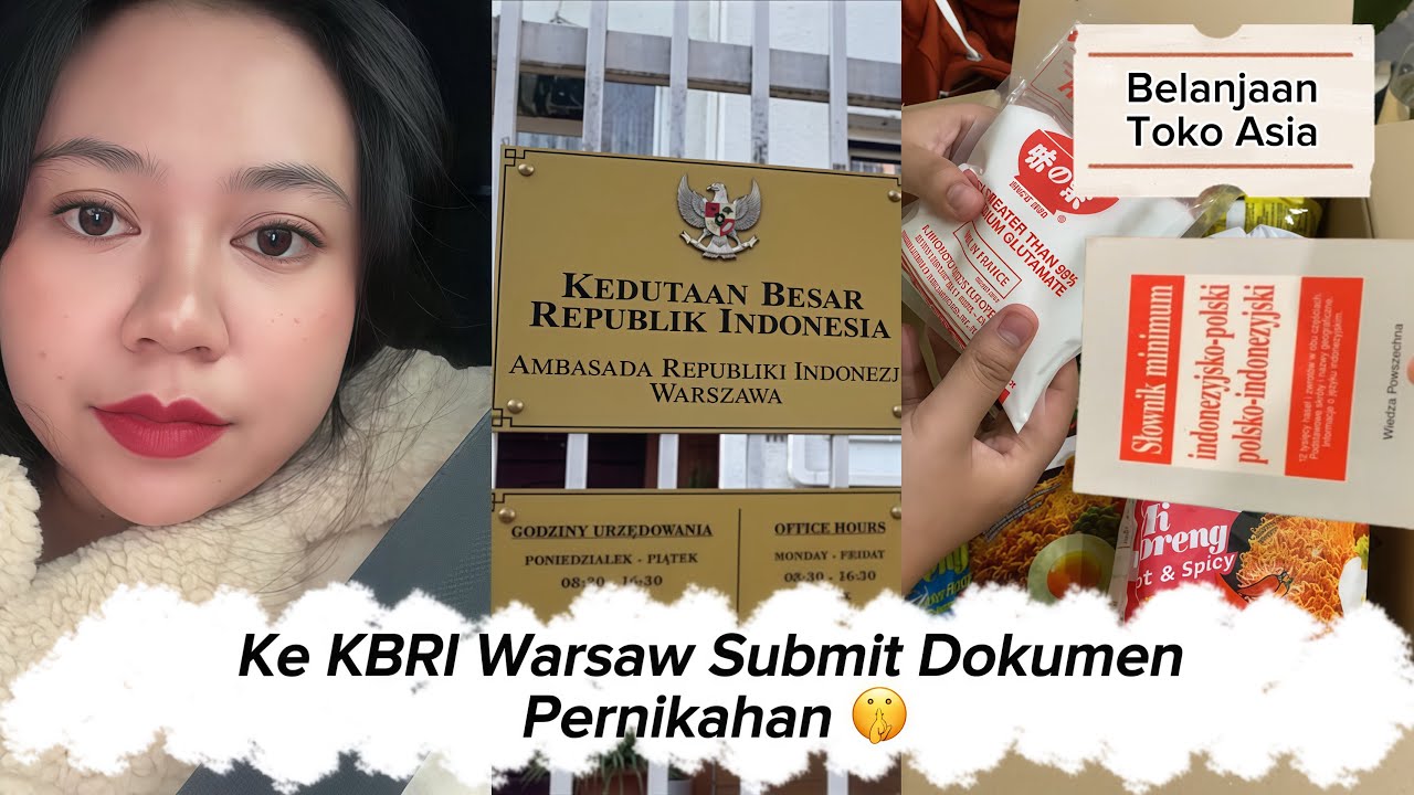 KBRI Warsaw & Unboxing Paket toko Asia | Ernie Lytkowska