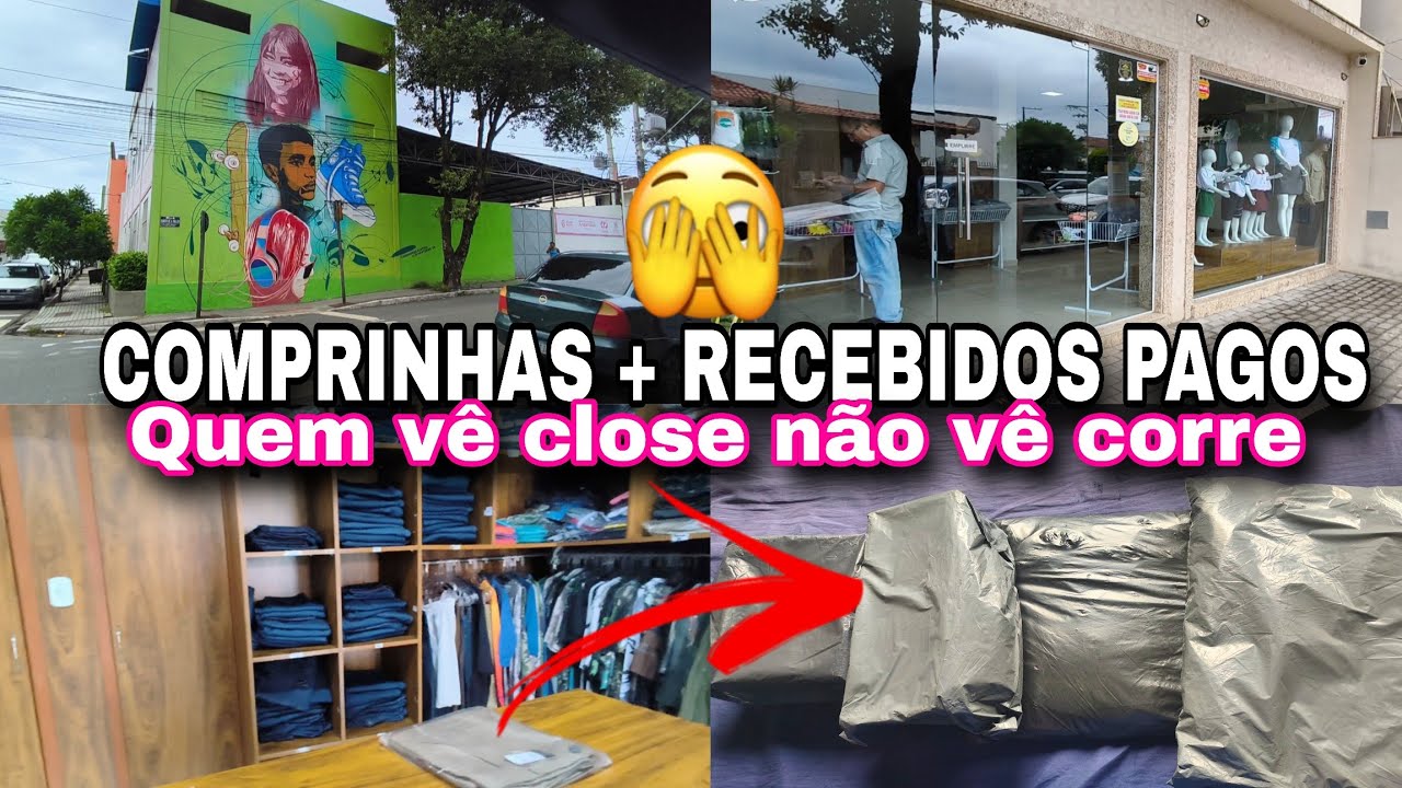 COMPRINHAS+RECEBIDOS PAGOS🛍️✨//Quem vê close não vê corre🫣