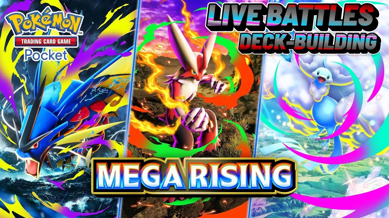 MEGA RISING Emblem Event! | Pokémon TCG Pocket LIVE BATTLES