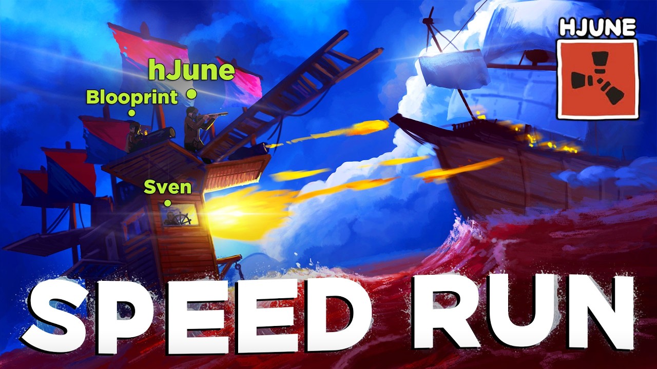 SPEED RUNNING & DOMINATING The New DEEP SEA In RUST... ft. Blooprint & Sven