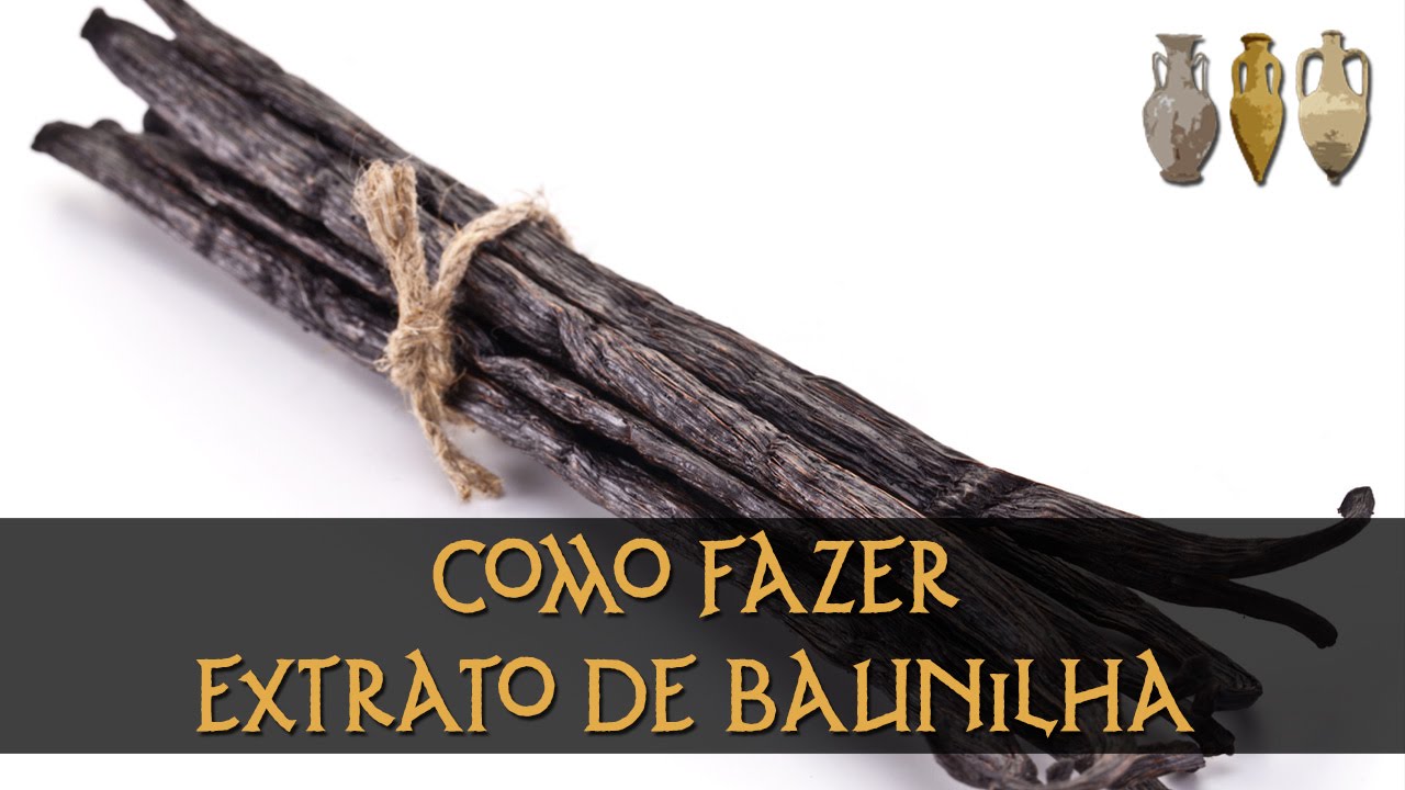 Como fazer Extrato de Baunilha