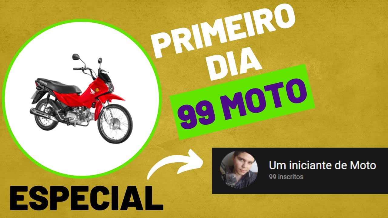 PRIMEIRO DIA 99 MOTO NA POP 110i!