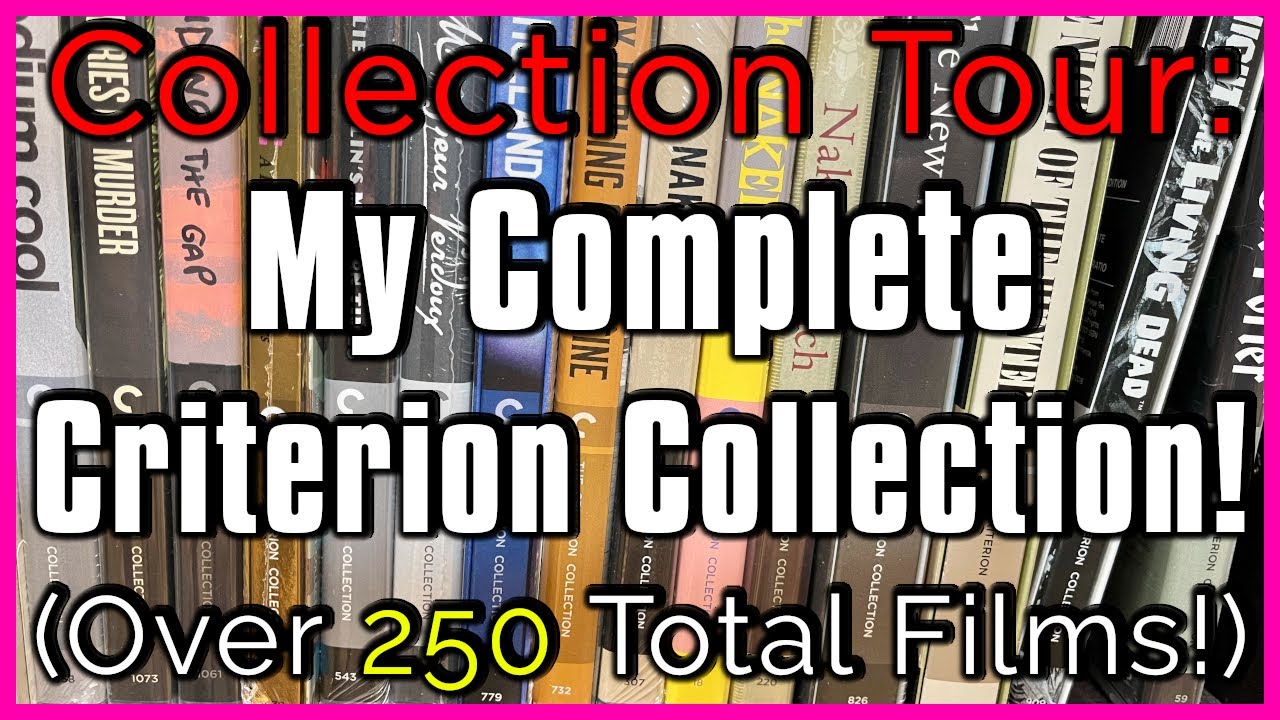 КОЛЛЕКЦИОННЫЙ ТУР: все 250+ фильмов в моей коллекции Criterion!