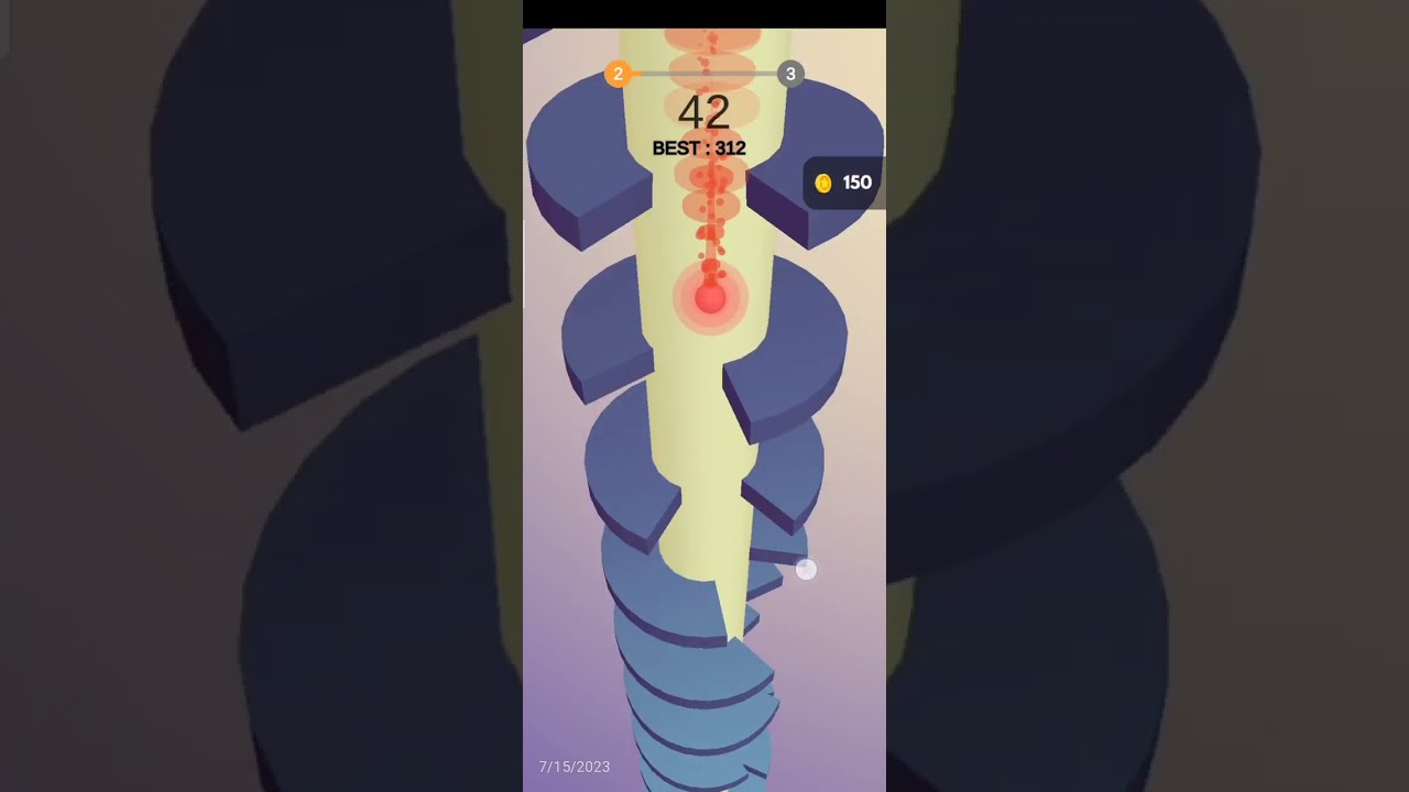 helix jump level up 2 #viral #shorts #viralgame