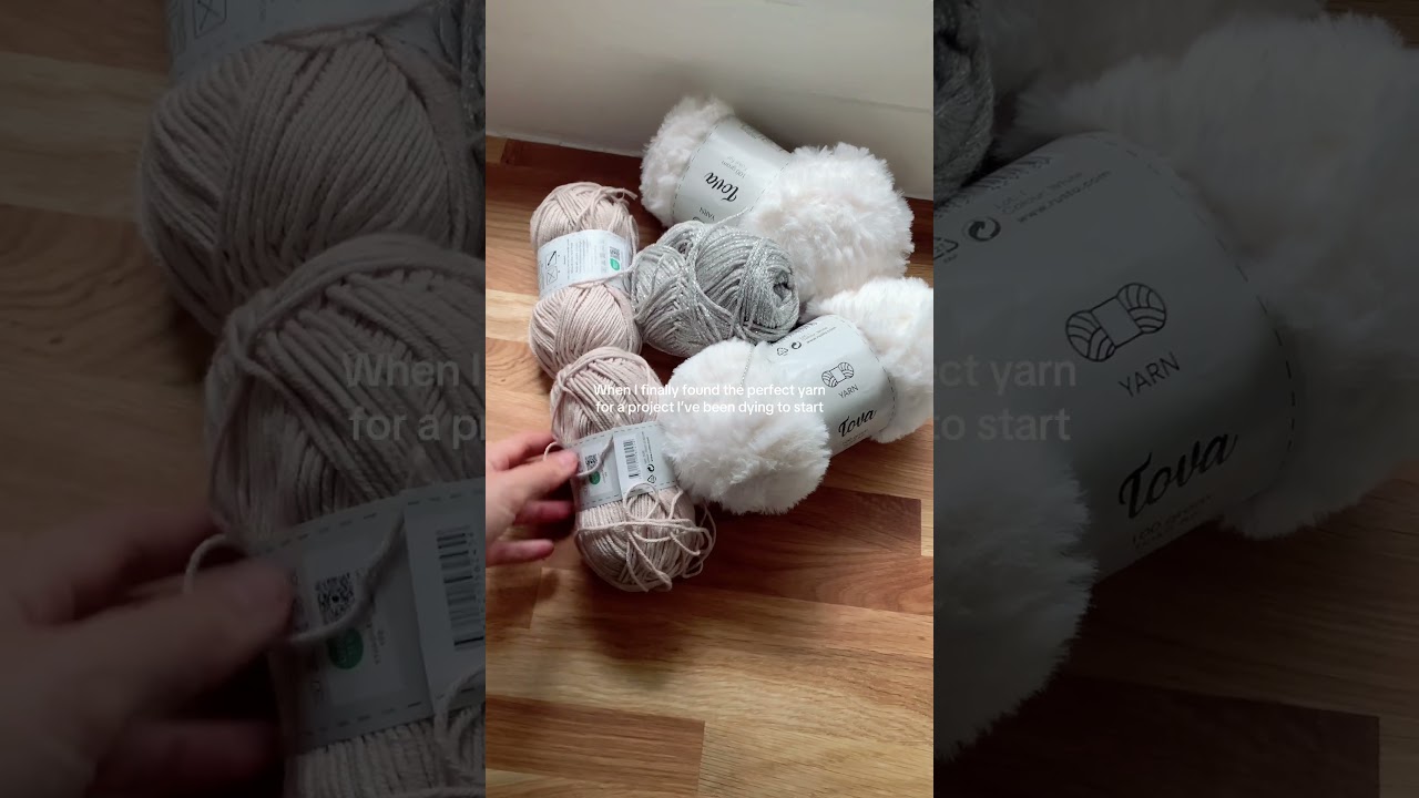 When I finally found the perfect yarn 🧶😍 