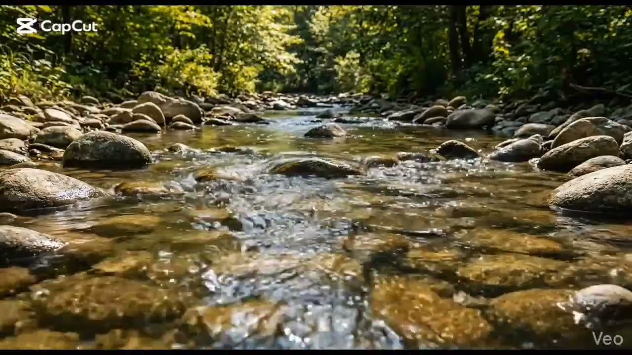 【2時間】森の小川のせせらぎ（ASMR）｜勉強・作業・集中・睡眠用 自然音