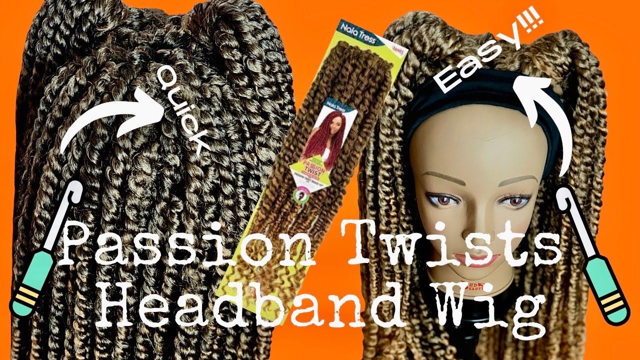 Как сделать парик-ободок своими руками: парик-ободок Honey Blonde Passion Twists | Быстро и прост...