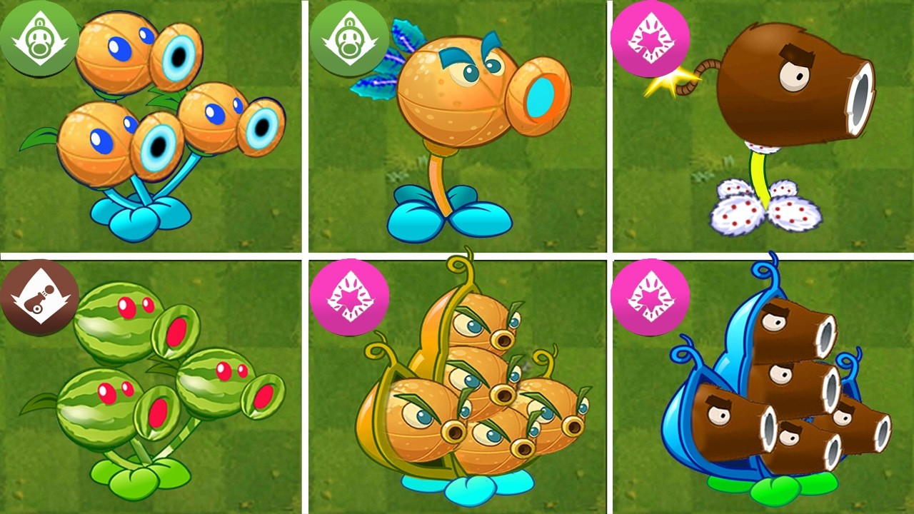 PvZ 2 Challenge - Random Super Plants Max Level Power Up vs 1000 Zombies #17