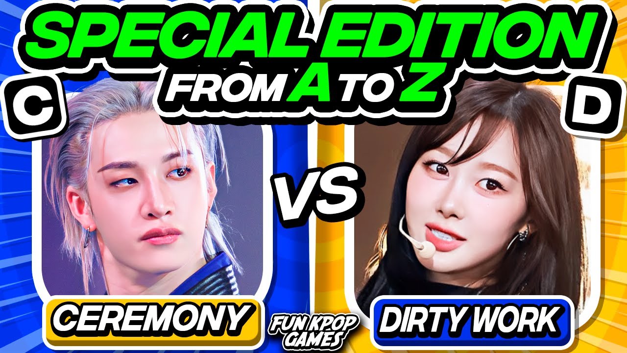 ⭐️ SAVE ONE DROP ONE from A to Z [SPECIAL EDITION] | KPOP QUIZ - FUN KPOP GAMES 2025