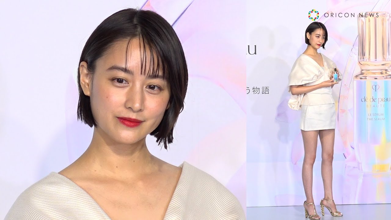 山本美月、超ミニスカワンピ姿で大胆美脚披露！思わず照れ笑いも「凄く短いです…（笑）」　クレ・ド・ポー ボーテ『新ル・セラムPOP UPイベント 究極の一滴がいざなう物語』プレス内覧会