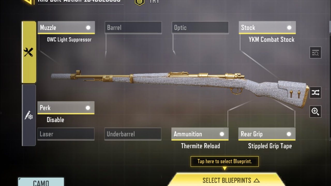 Diamond Kilo Bolt - Action in CallOfDutyM Mobile