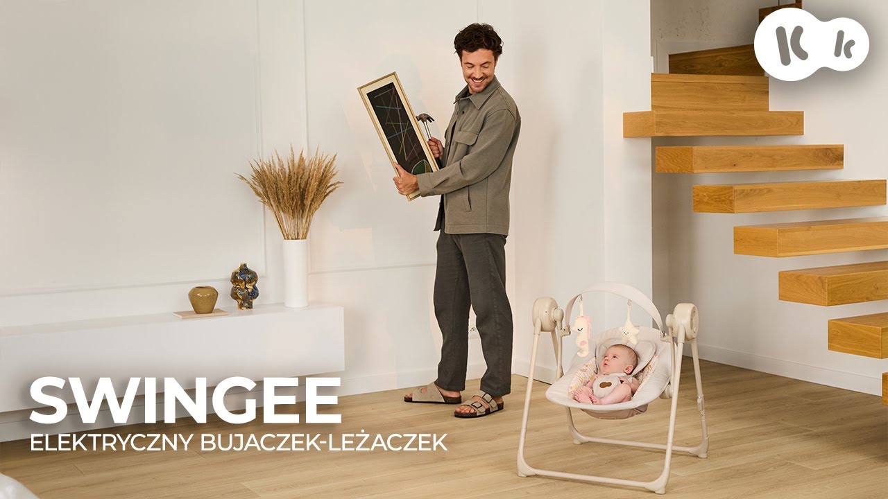 Kinderkraft SWINGEE &ndash; elektryczny bujaczek-leżaczek