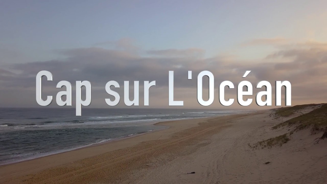 Vidéo drone océan Landes 4K