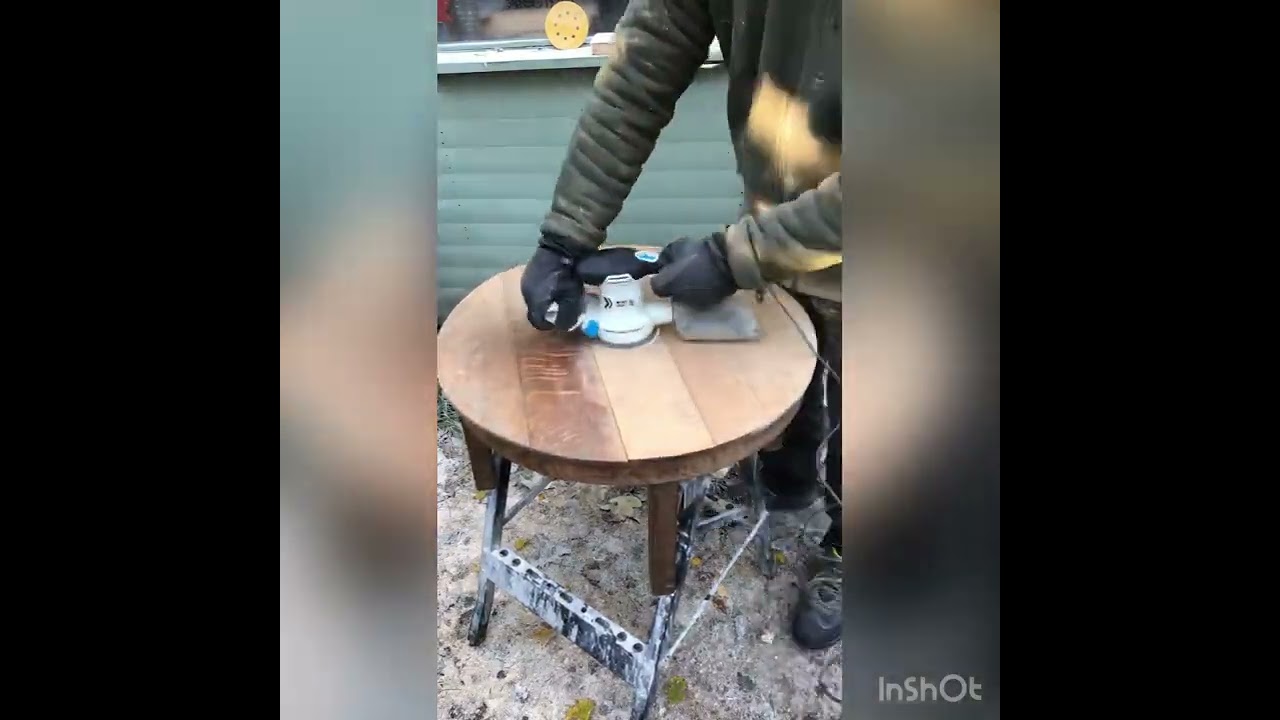 Restoring an old oak table!