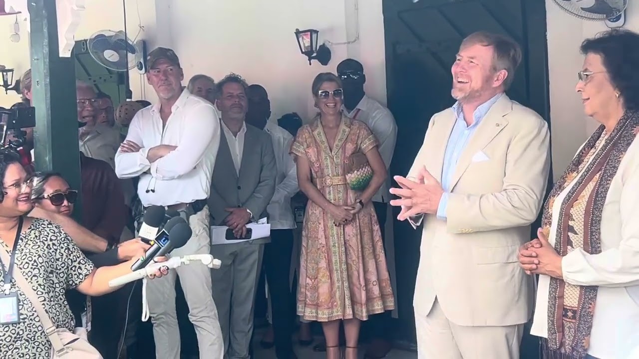Persverklaring koning Willem-Alexander, president Simons (staatsbezoek Suriname)