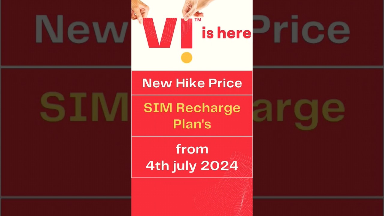 Vi new recharge plan | unlimited data plans | Price hike alert | vi tarrif update #vi #viral