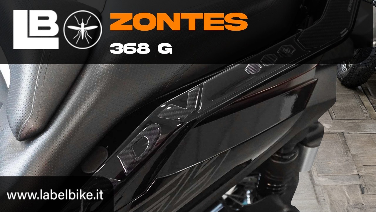 Zontes 368 G (2025) | 3D handle protector stickers: clean & quick installation