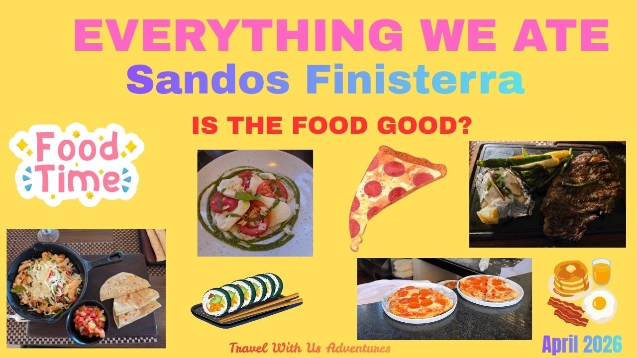 Гид по еде и напиткам в Sandos Finisterra 2026 🍽️ | Все рестораны, бары и честный обзор в Кабо!