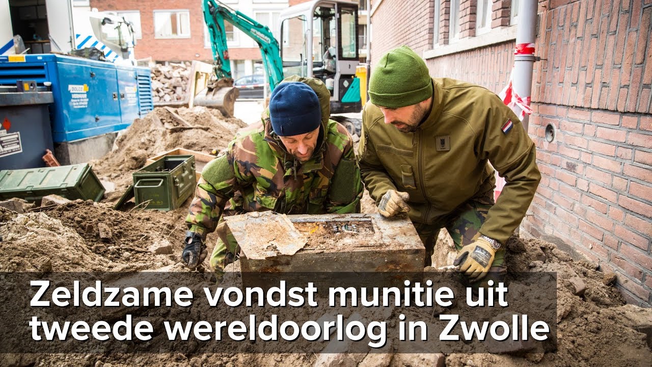 Zeldzame vondst munitie uit WO2 door de EOD in Zwolle - ©StefanVerkerk.nl