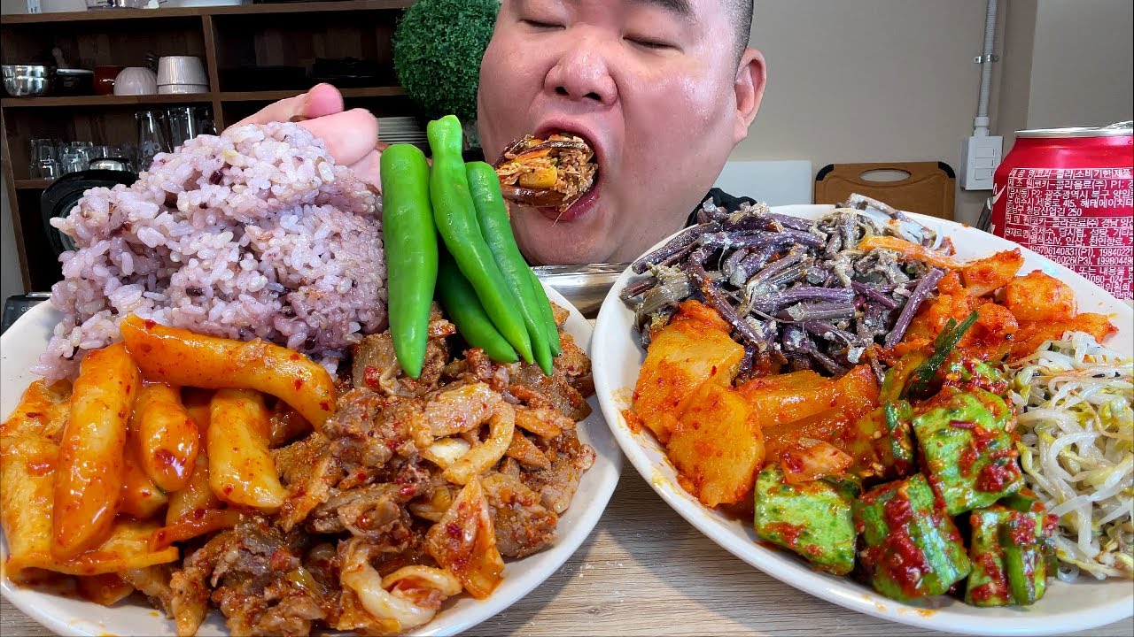 단골 한식뷔페 털어왔음요. 사장님 전혀 안 놀라심. MUKBANG