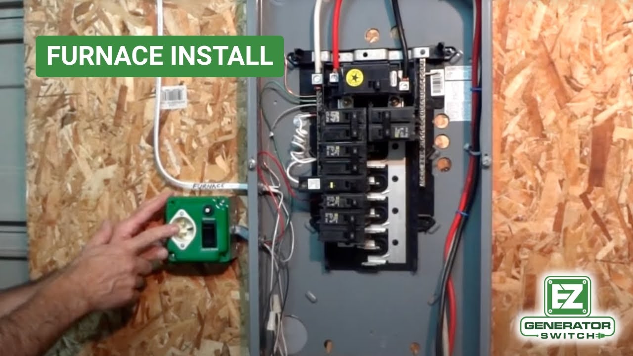 Installing a EZ Generator Transfer Switch to an Existing Furnace
