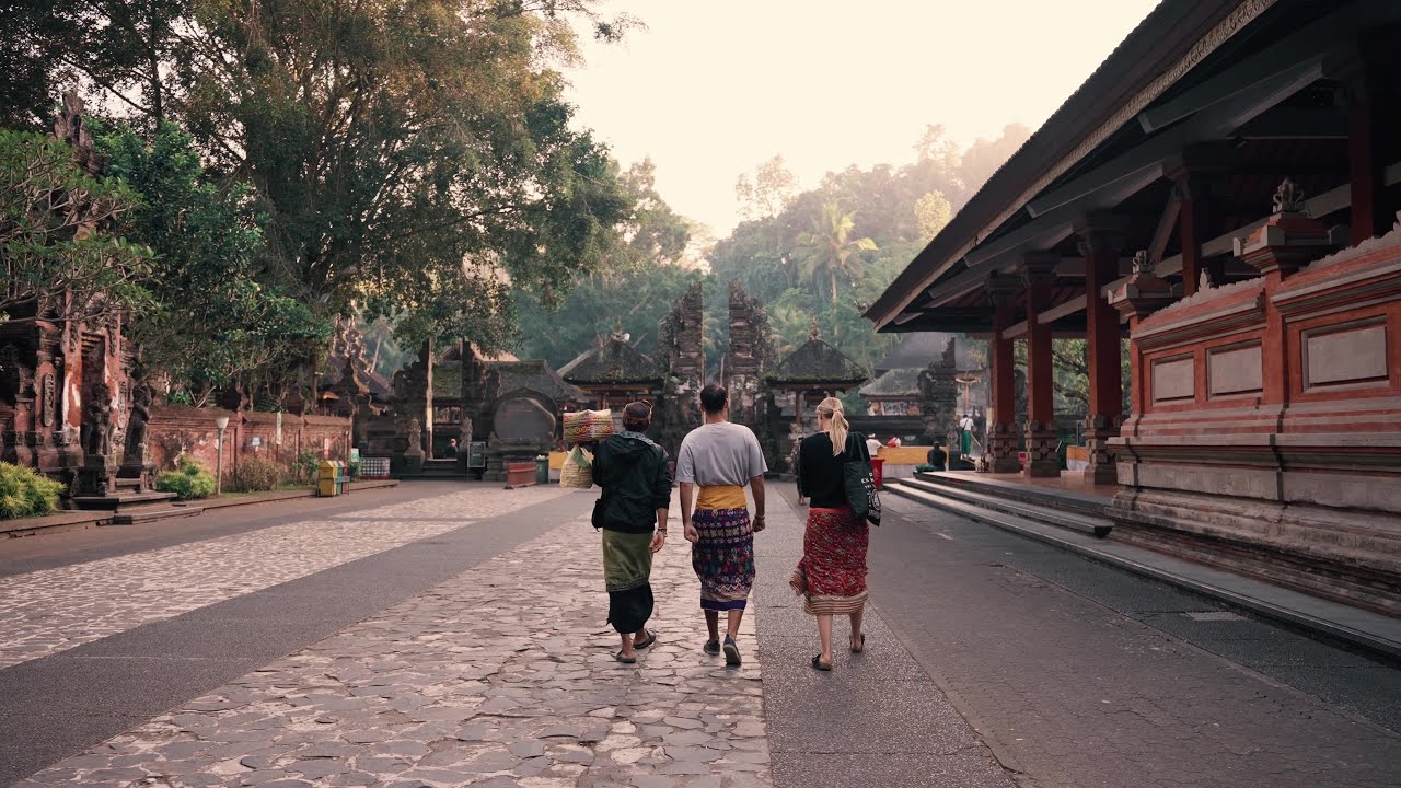 Water Purification Ritual at Bali's Sacred Water Temple