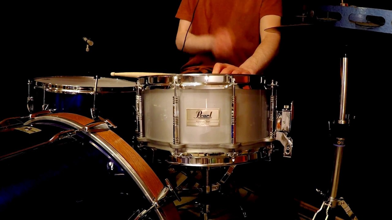 For Sale: Rare Pearl Free Floating Aluminium Snare Drum 14