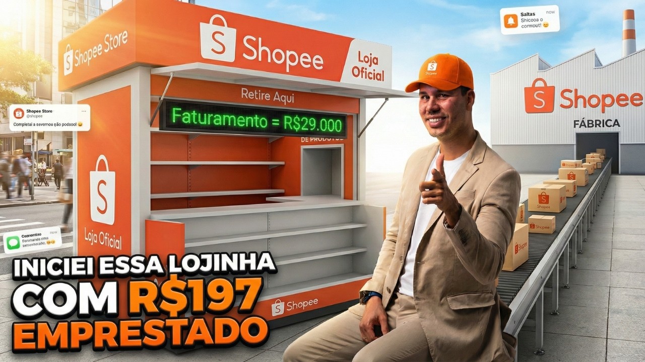 Como Transformei R$ 197 em R$ 29.000 Na Shopee (SEM TER ESTOQUE!) 😱