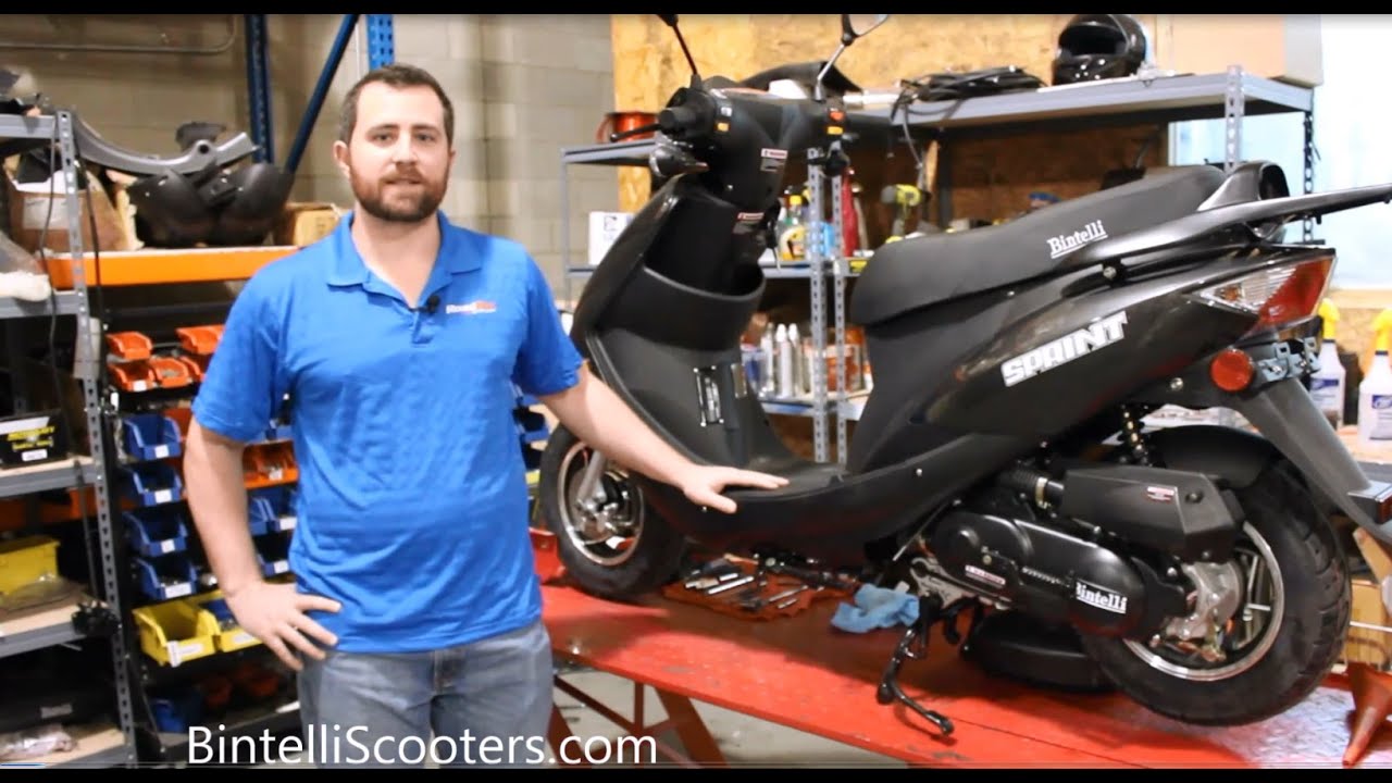 How to Change the Oil on a 49cc Scooter - Chinese QMB139 Engine - By Bintelli Scooters