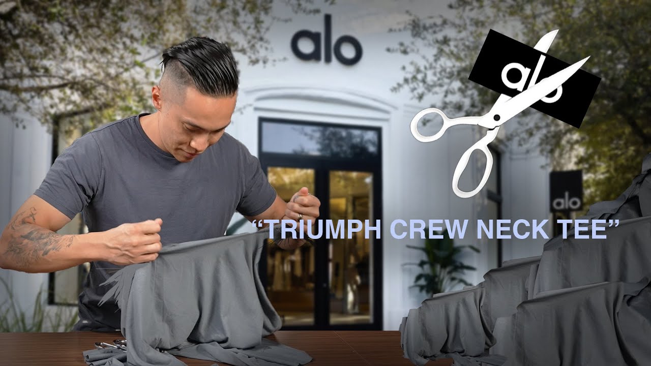 This shirt is NOT designed to last  - Alo Triumph Crewneck
