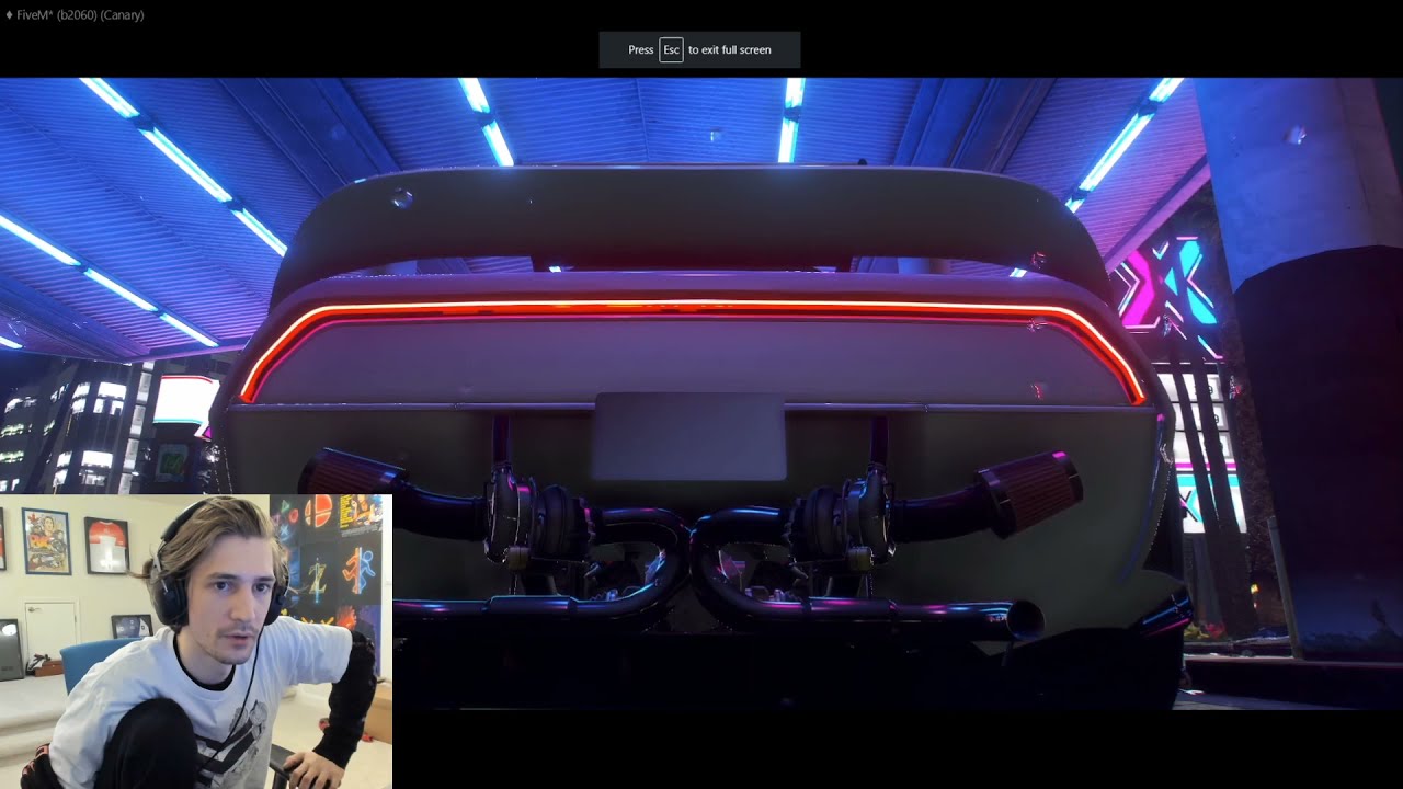 xQc Reacts to Delorean made by GTAWiseguy NoPixel Dev