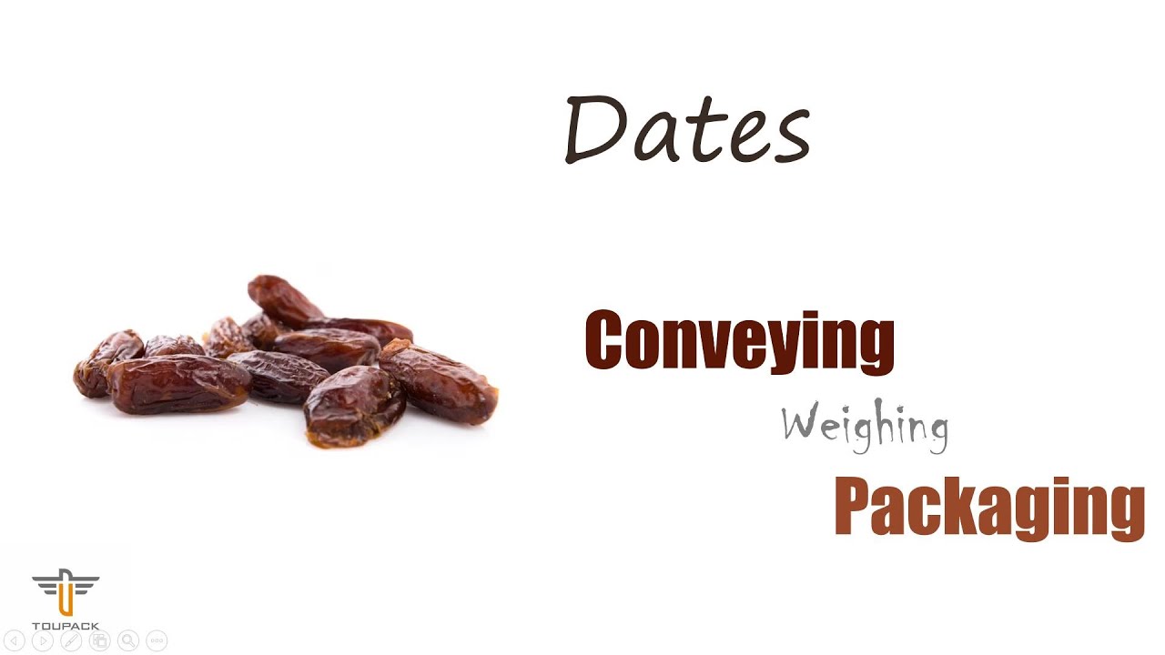 Dates - feeding . weighing . packaging
