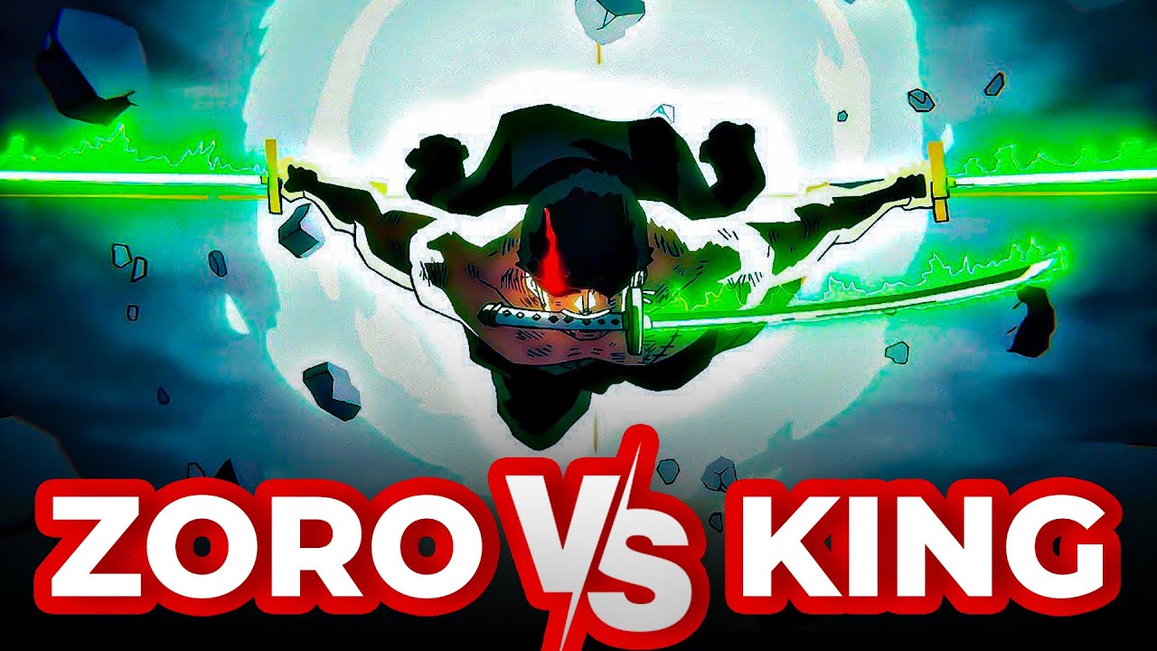 The Rise of KING OF HELL | Zoro vs King Fight AMV | Royalty